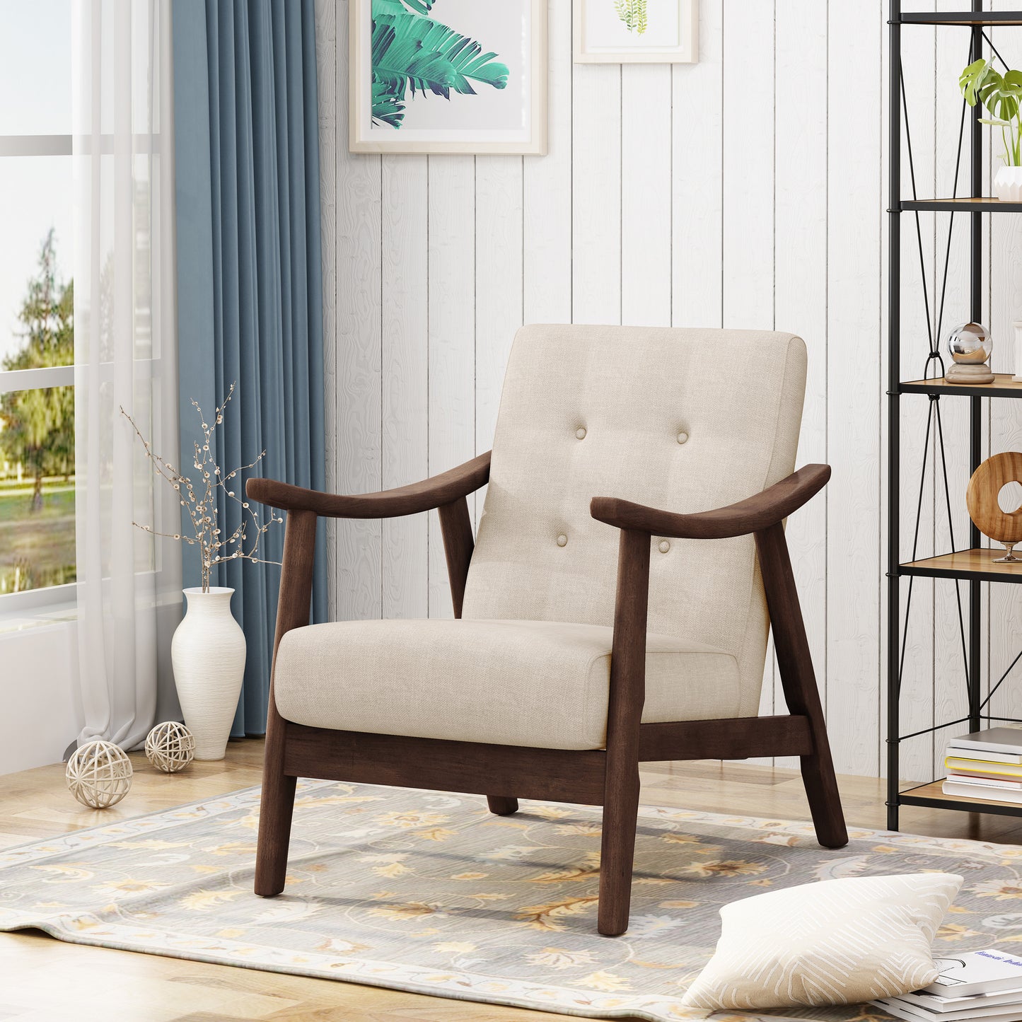 Chic Tufted Accent Chair