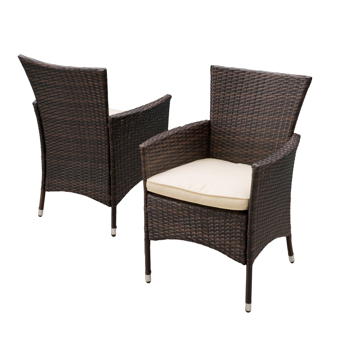 Clementine Wicker Dining Chair Duo