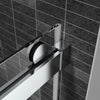 Sleek Soft-Close Frameless Shower Door in Brushed Nickel