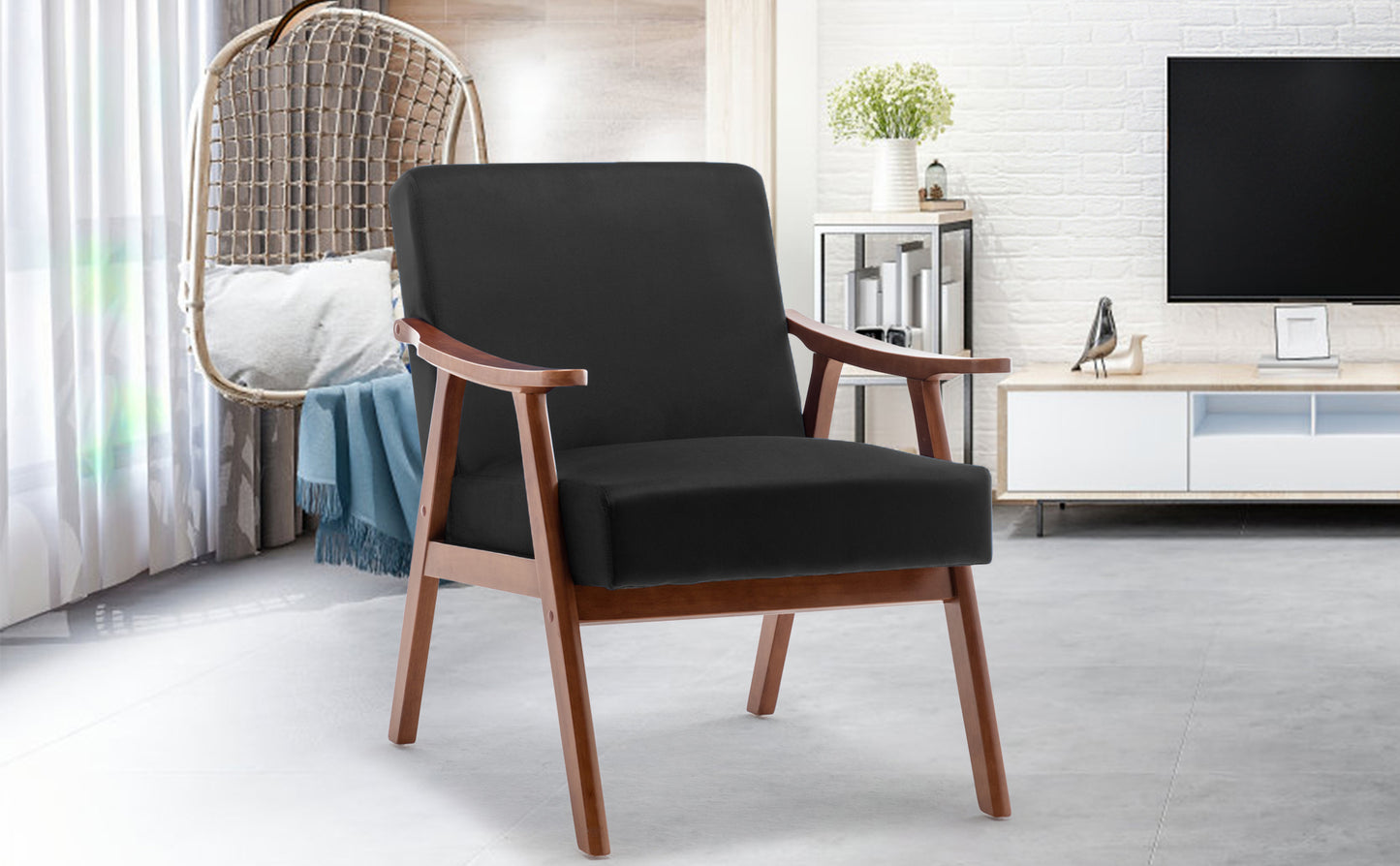 Cozy Wingback Accent Chair