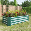 Veezyo Rectangular Metal Garden Bed - Perfect for Flowers & Veggies!