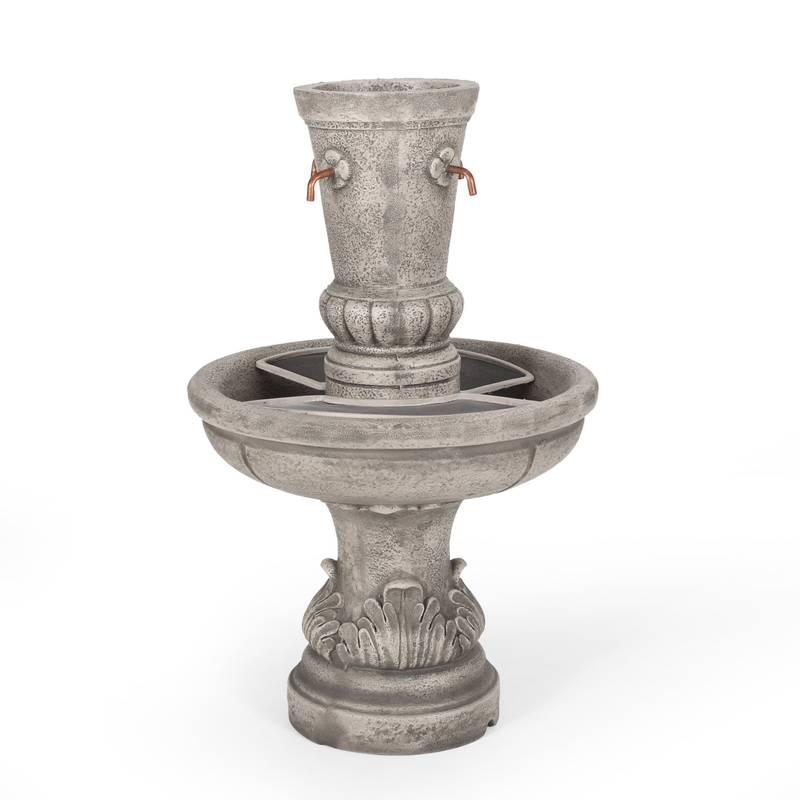 Charming Light Brown Outdoor Fountain