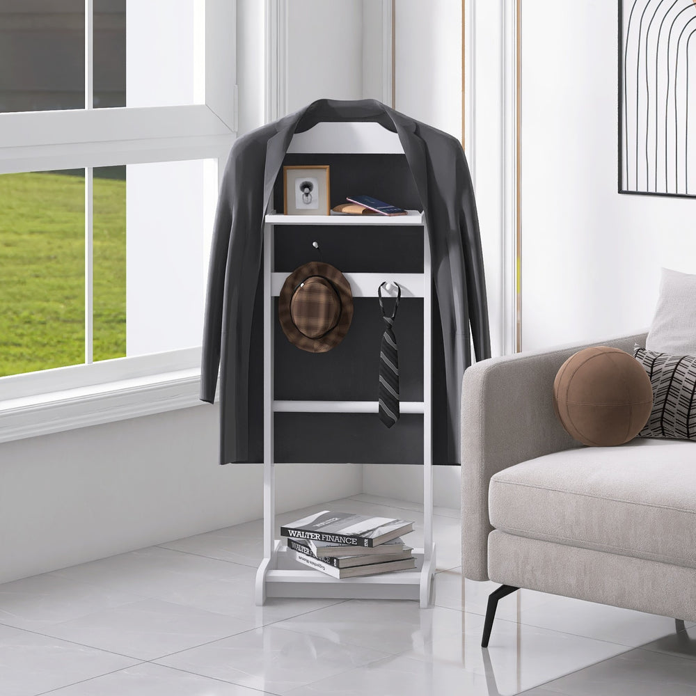 Stylish Portable Garment Rack with Storage