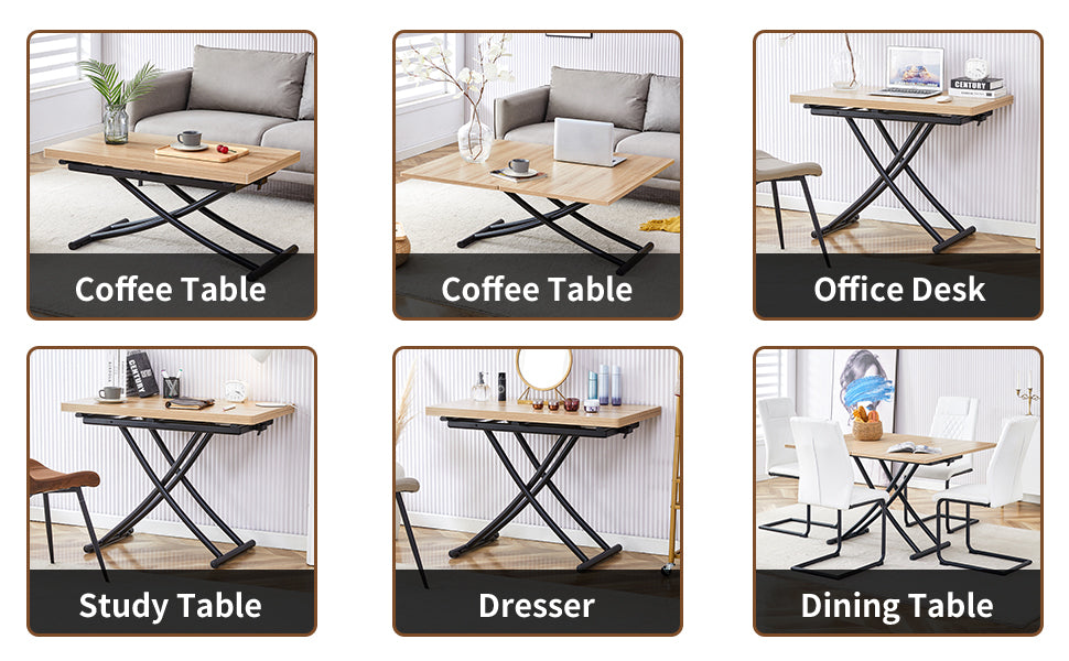 Versatile Lift Table: Modern Minimalist Design for Any Space