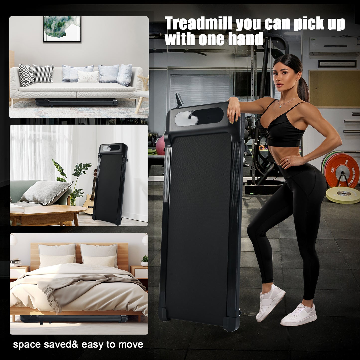 Office Walker Treadmill: Lightweight & Compact for Home Fitness