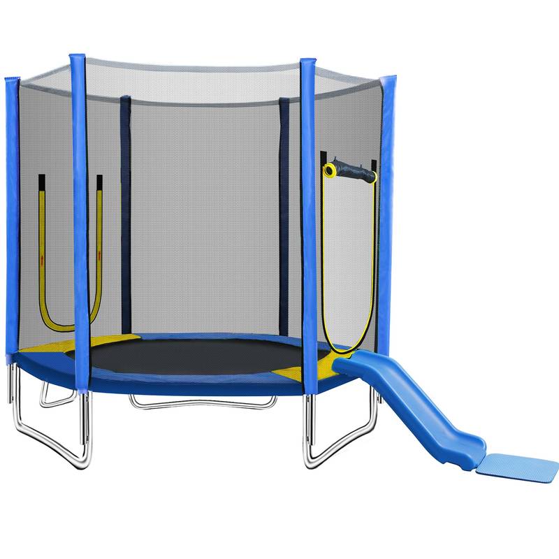 Jump & Slide Fun Trampoline for Kids!