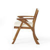 Charming Outdoor Wood Dining Chairs (Set of Two)