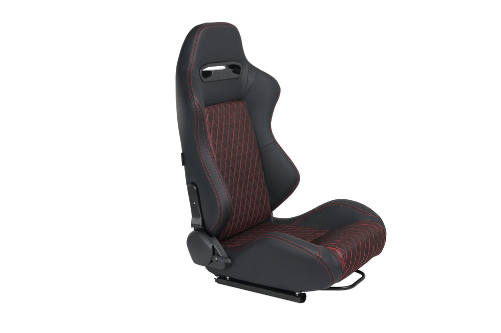 Ultimate Racing Seat Duo – Premium PVC & Suede Comfort