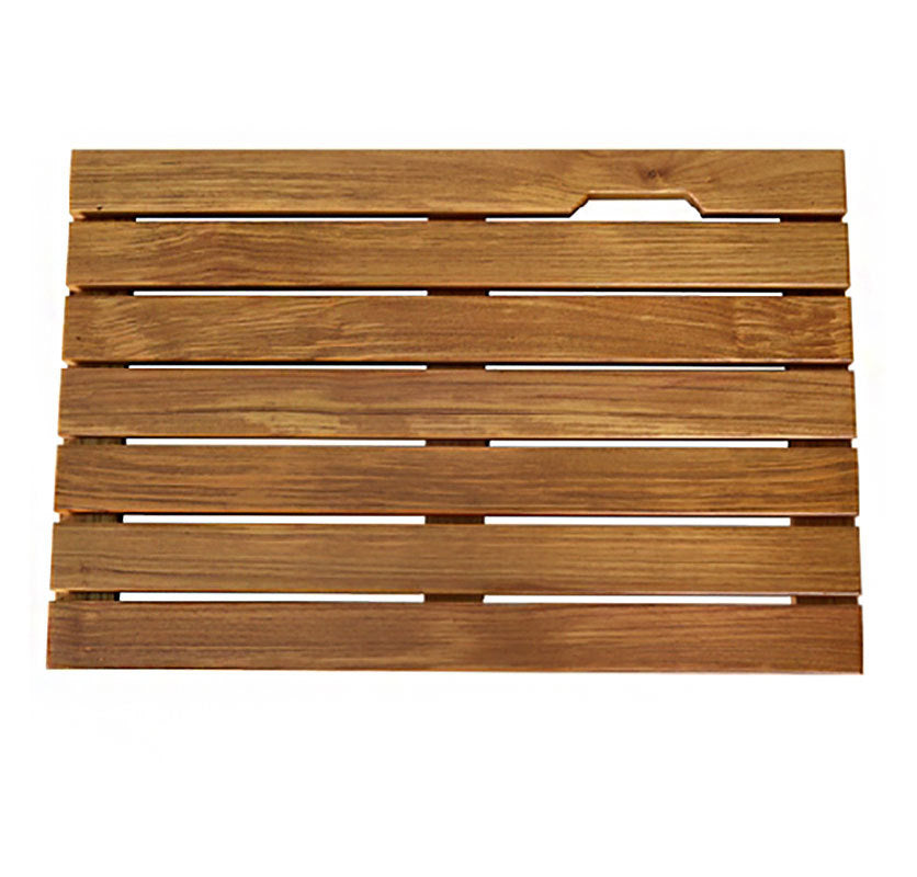 Natural Teak Shower Mat - Slip-Resistant Spa Comfort