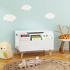 Kiddo's Cozy Toy Chest & Bookshelf