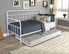 Stylish Metal Daybed with Trundle
