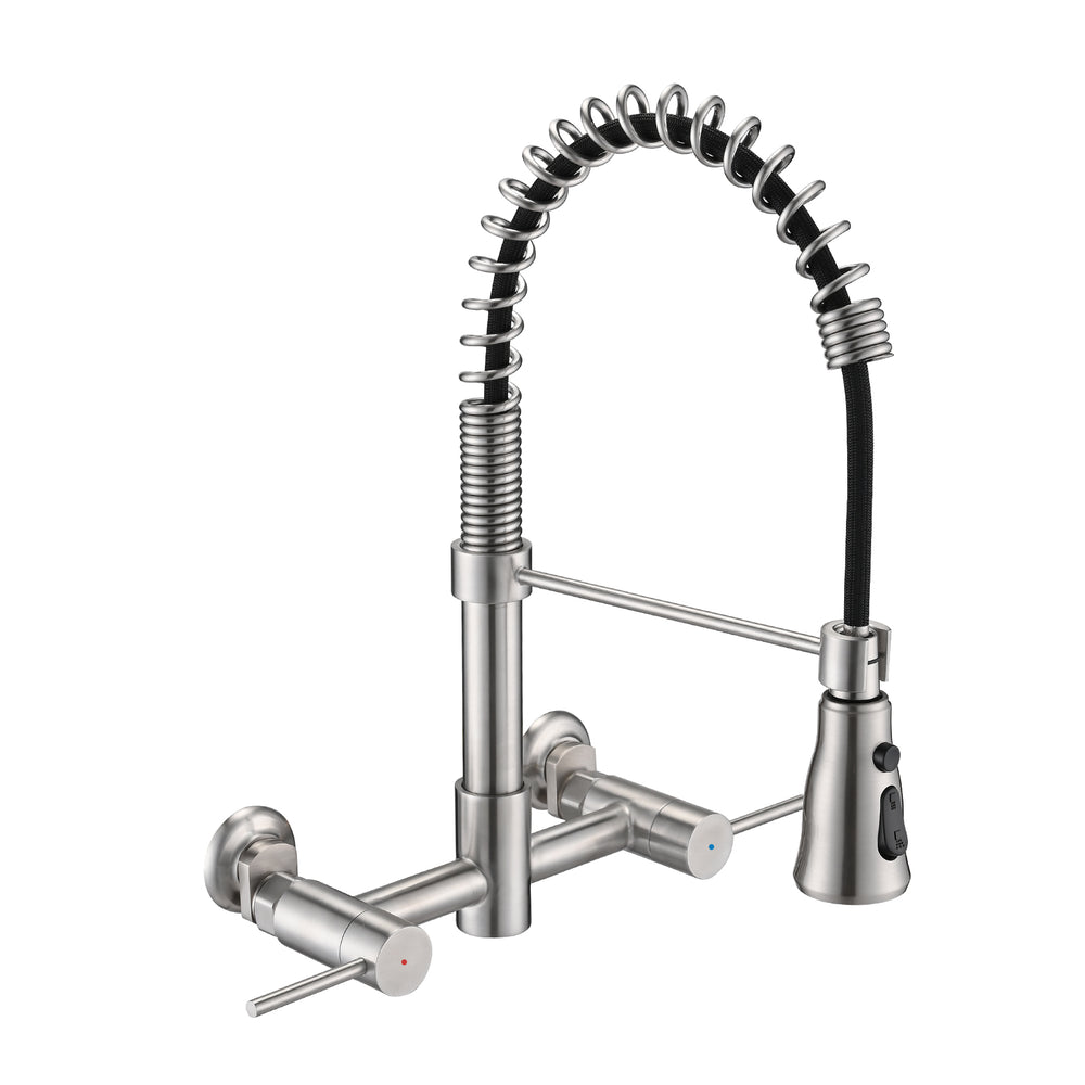 Versatile Wall-Mount Kitchen Faucet