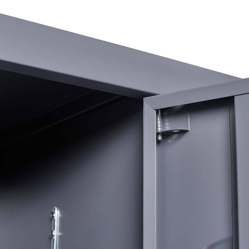 Stylish Gray Locker Storage for Home, Gym & Office