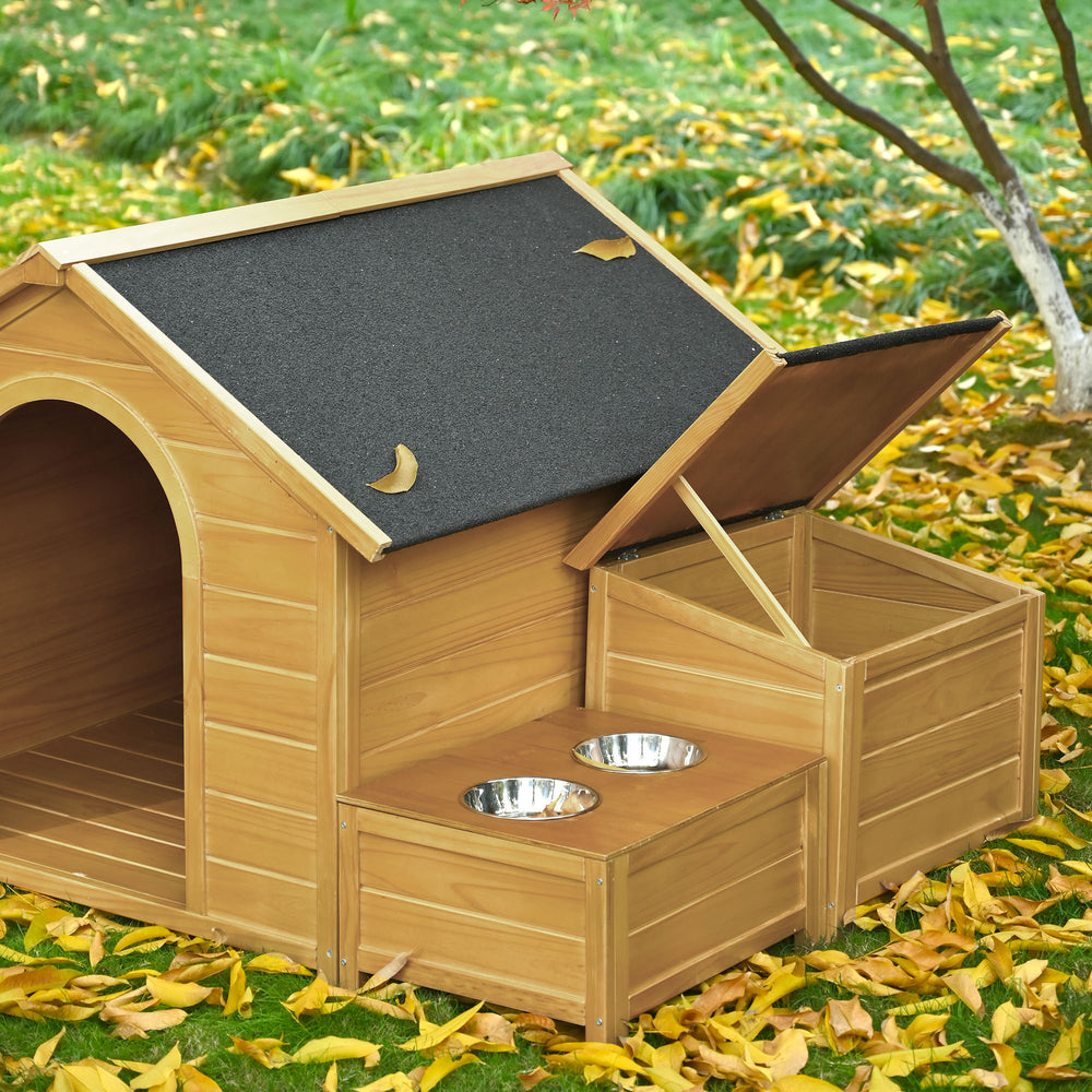 Cozy Cabin Dog House for Large Breeds