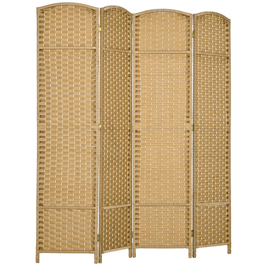 Chic Privacy Screen - Stylish 4-Panel Room Divider