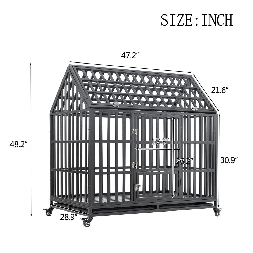 Ultimate Pet Escape Cage with Roof & Skylight