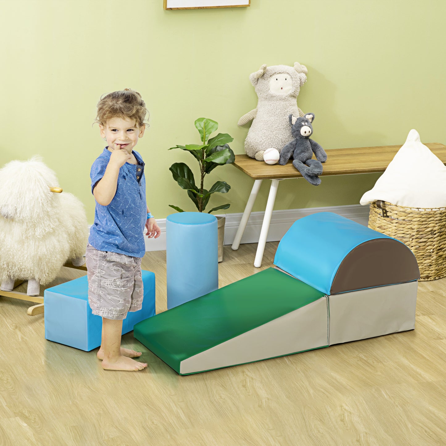 Cozy Climb & Crawl Play Set for Tiny Tots