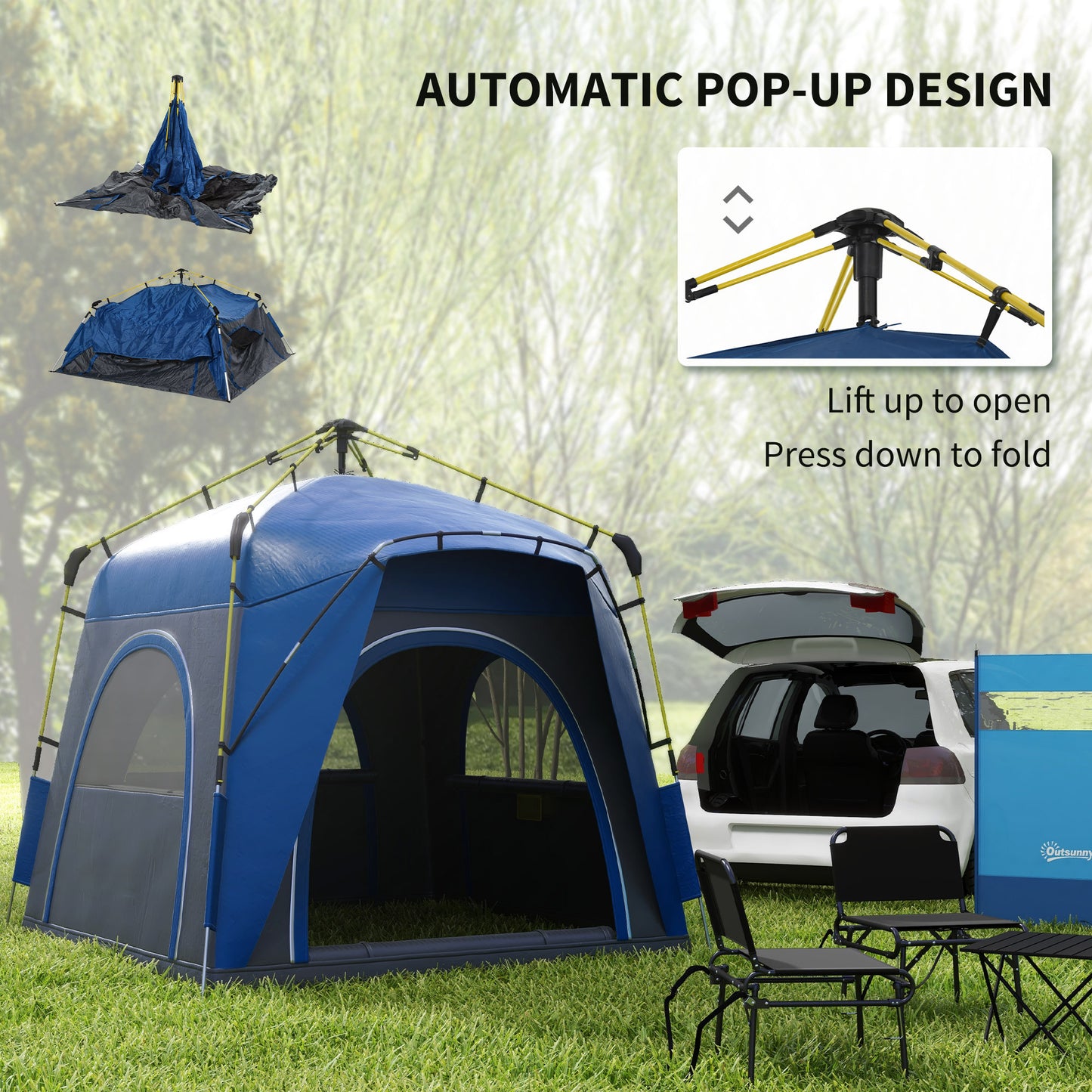 Quick-Setup Family Pop-Up Tent