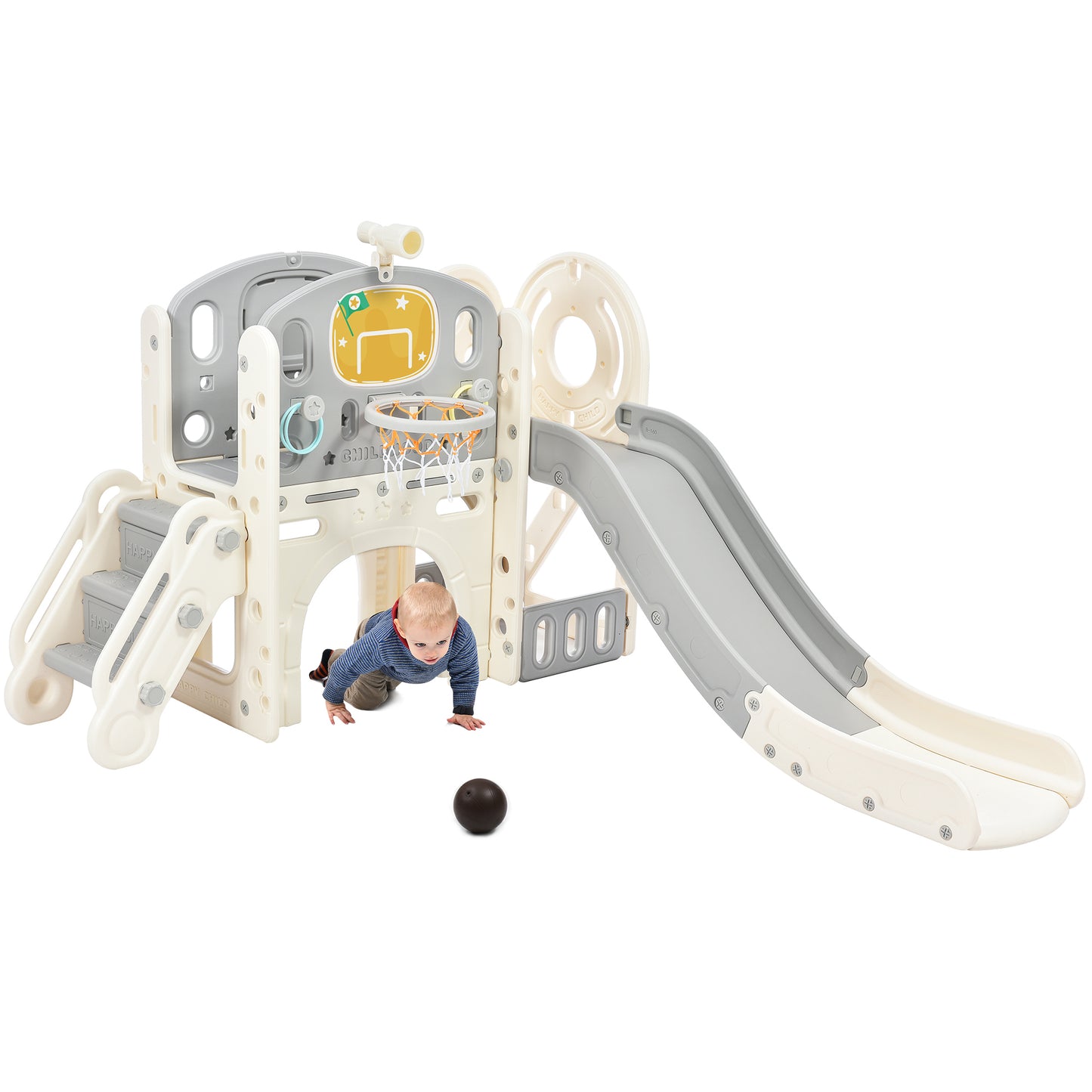 Castle Climber Playset with Slide and Fun Activities