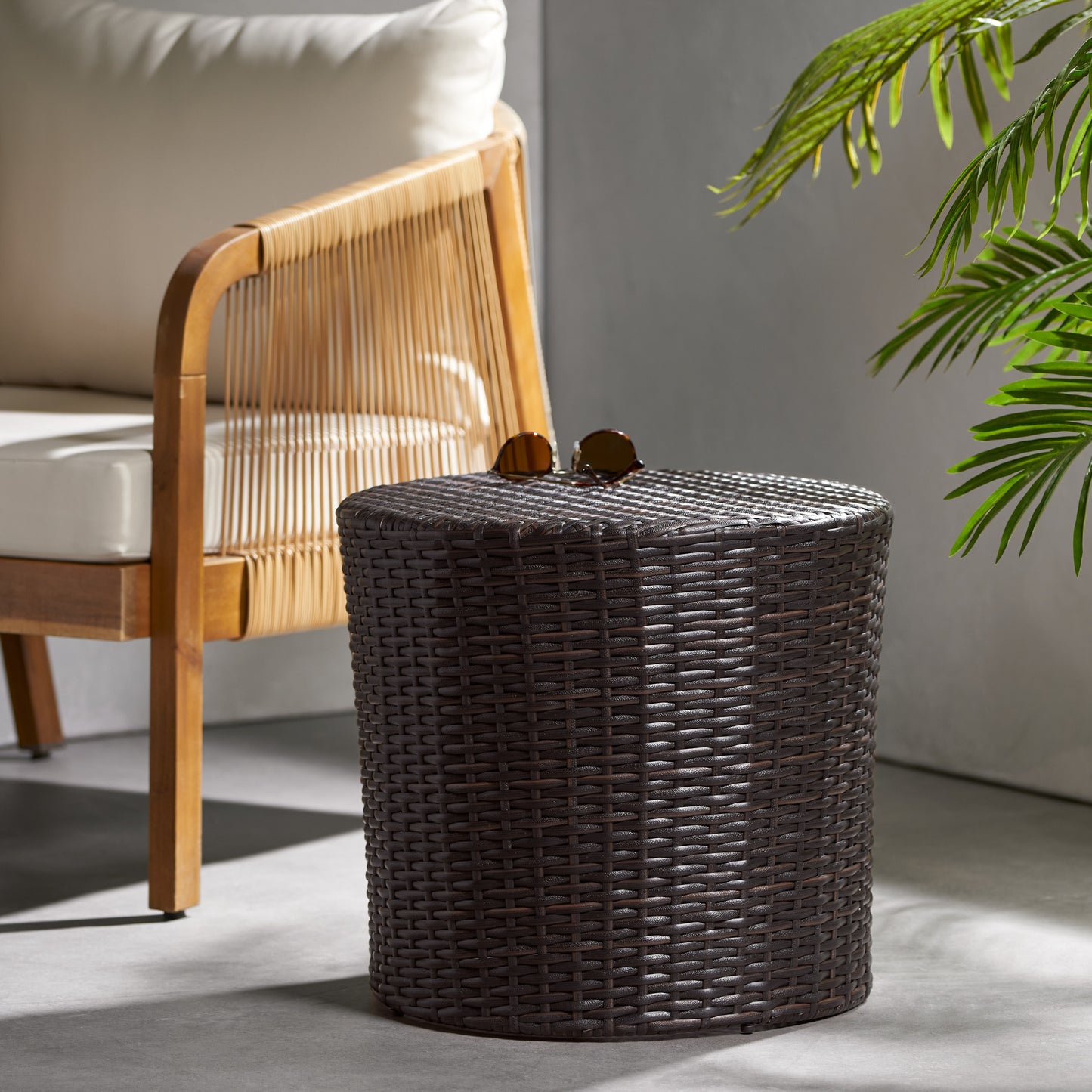 Cozy Barrel Side Table