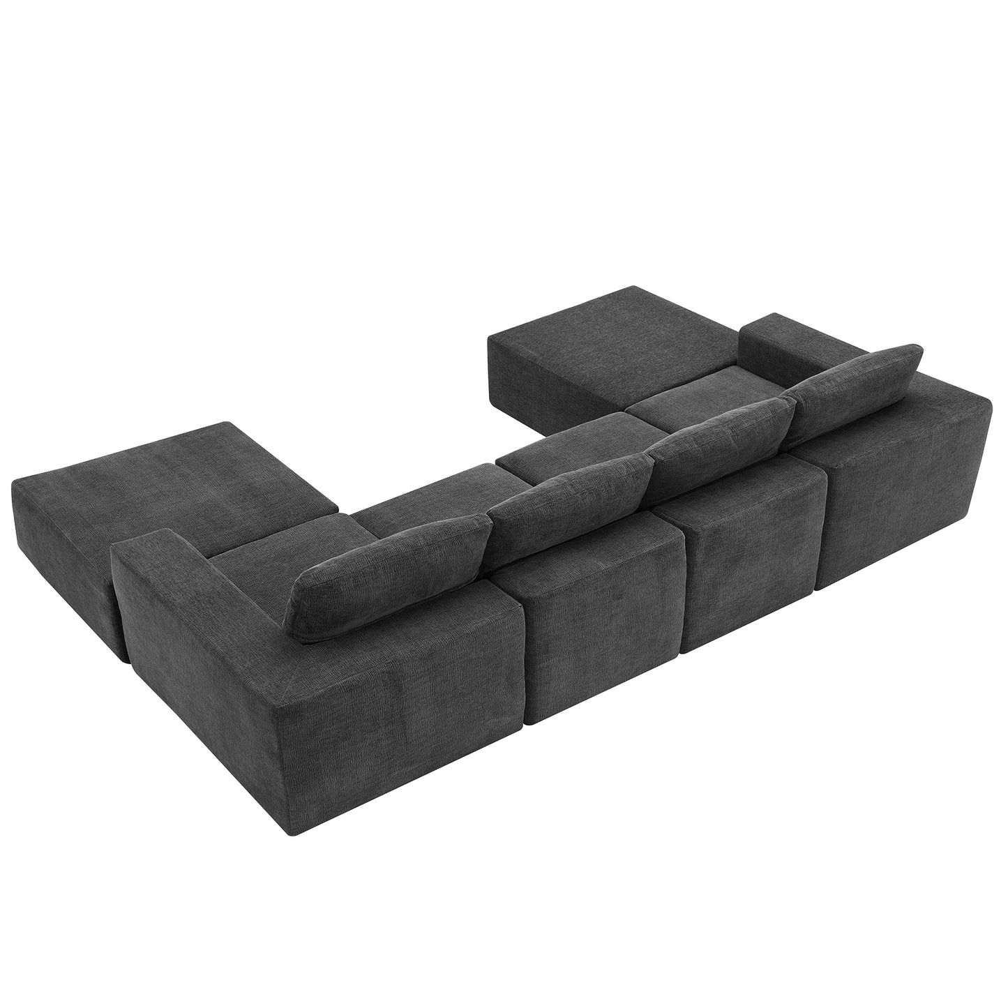 Cozy Modular U-Shaped Sofa Set