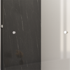 Sleek Chrome Semi-Frameless Sliding Tub Door