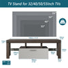 Sleek & Simple TV Stand with Color-Changing LED Lights