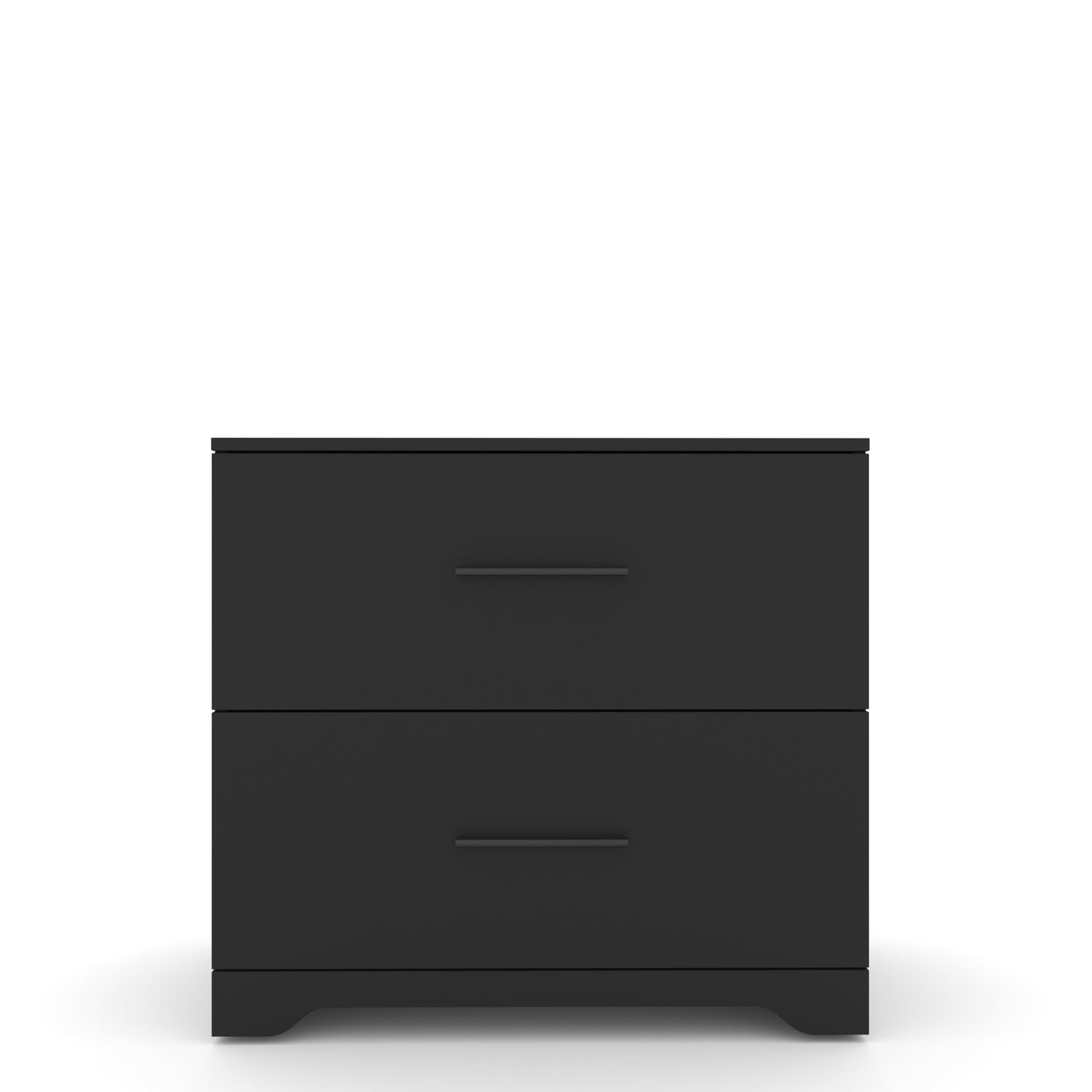 Sleek Black Lateral Filing Cabinet