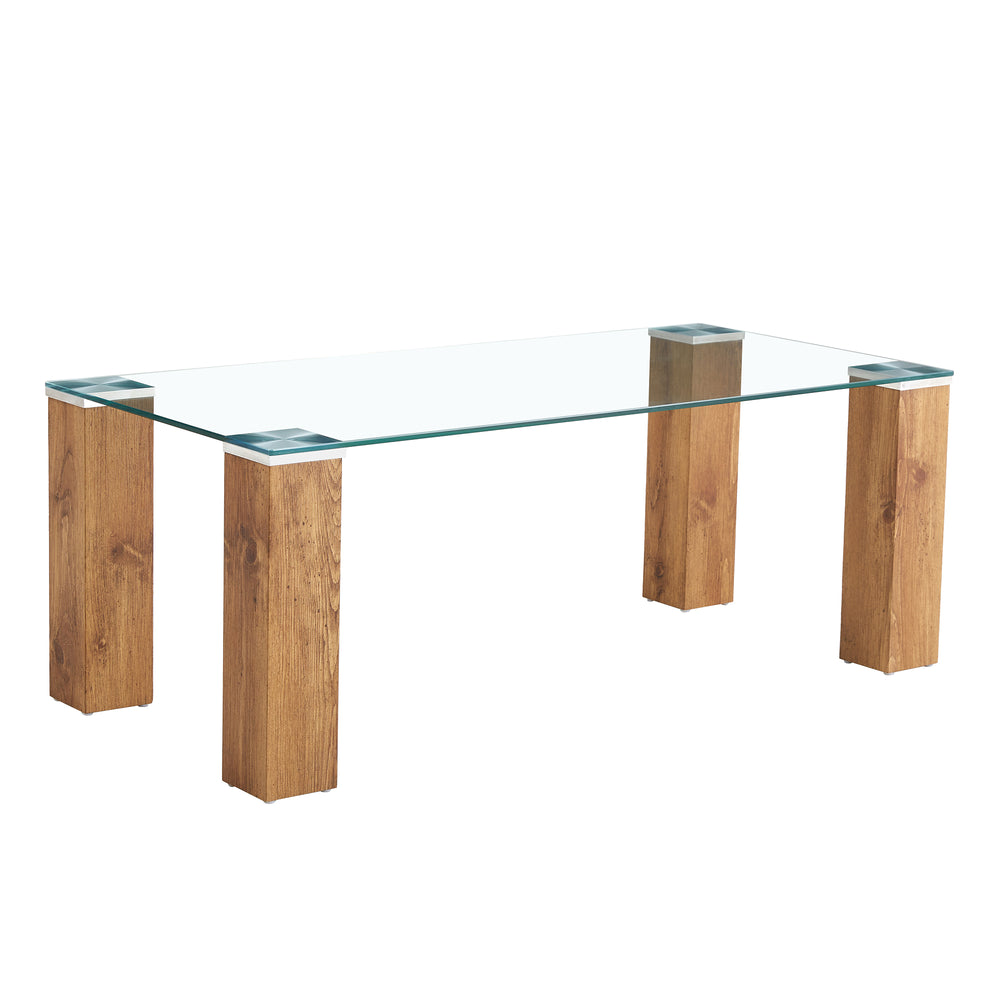 Elegant Glass Coffee Table - Chic & Durable Design