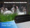 Black Vinyl Coated Wire Mesh for Poultry and Home Use