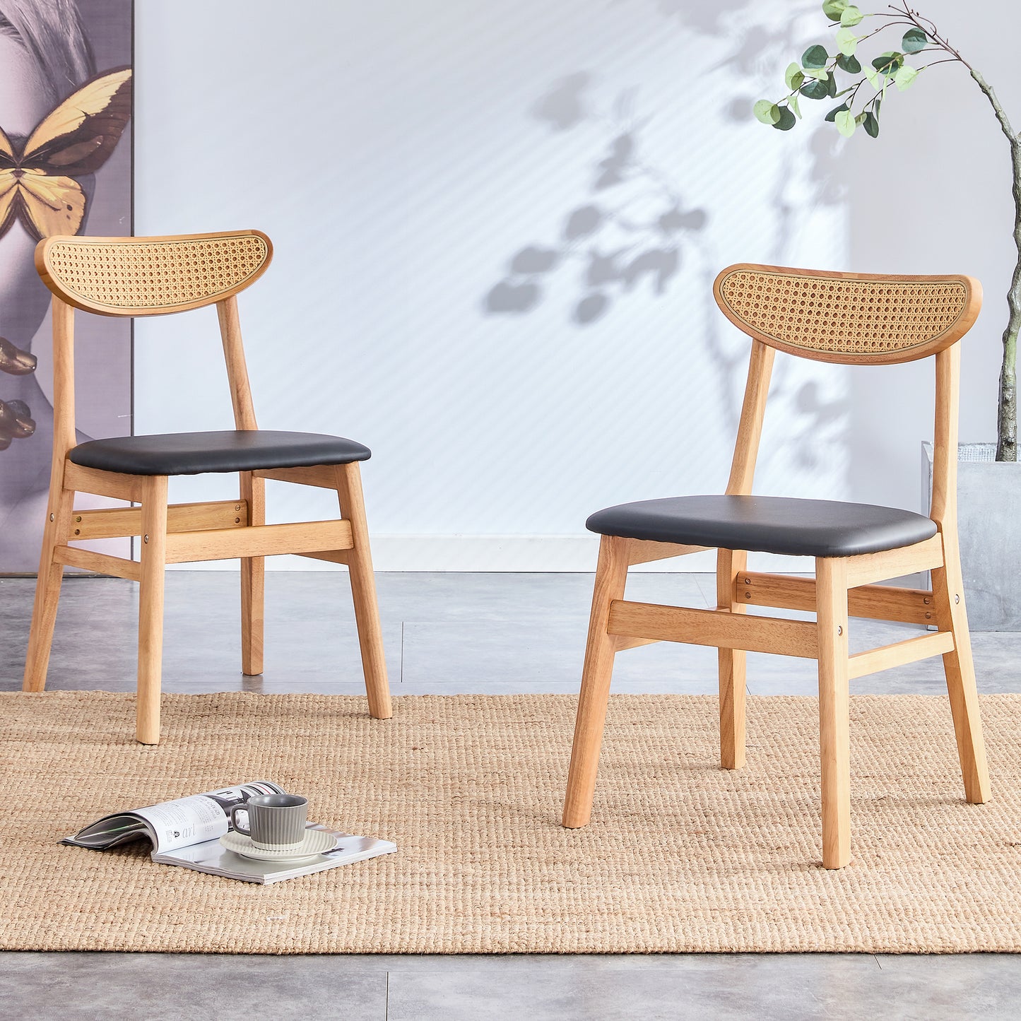 Chic Comfort Wood Dining Chair