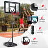 Adjustable Portable Basketball Hoop with Wheels