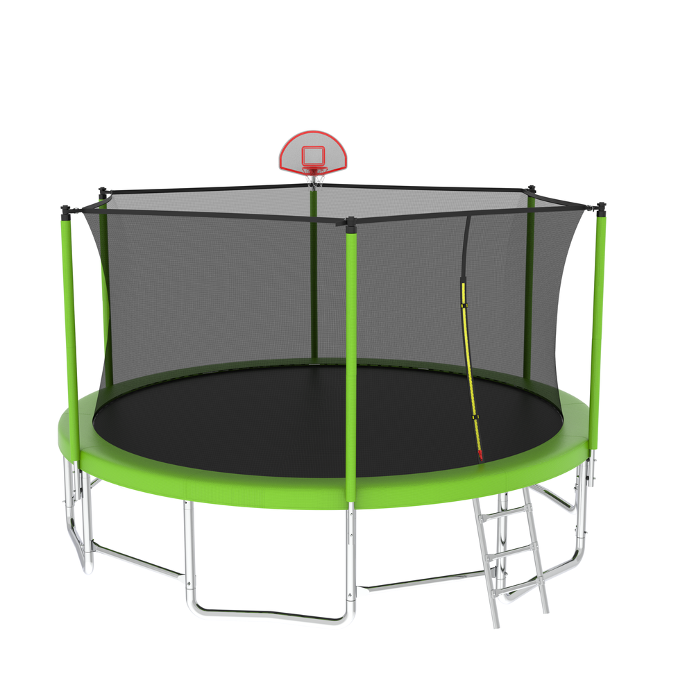 JoyJump Trampoline with Safety Net for Kids