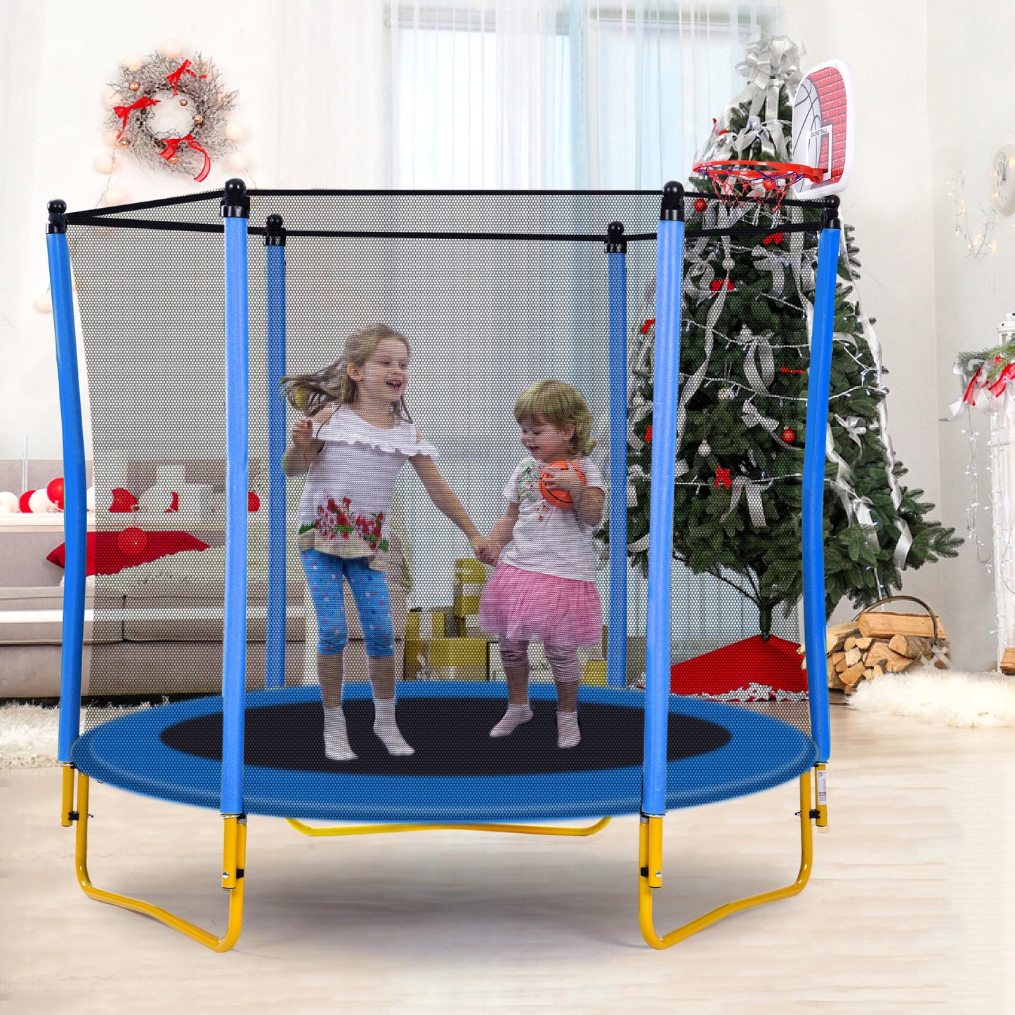 Jump & Play Mini Trampoline for Kids