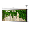 New York Skyline Moss Art