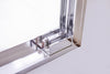 Sleek Slide Shower Door - Clear Safety Glass & Chrome Finish