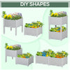 Elevated Self-Watering Garden Planter Set