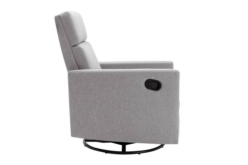 Cozy Gray Rocking Nursery Chair