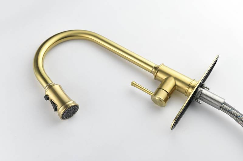 Effortless Elegance Kitchen Faucet with Pull-Down Sprayer