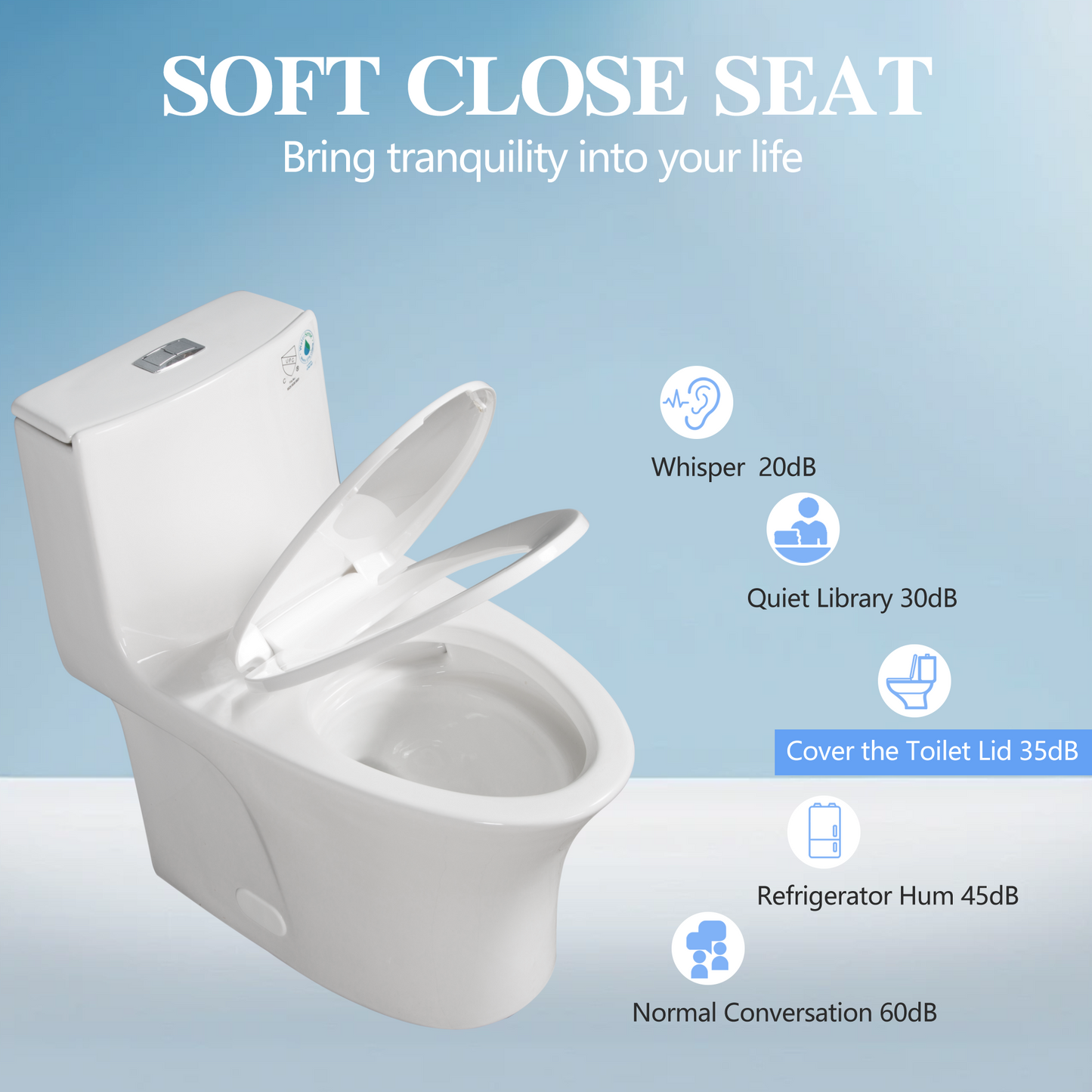 EcoFlush Comfort Toilet