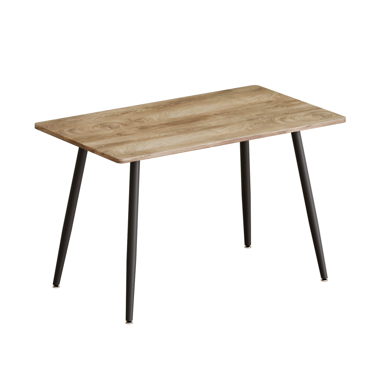 Sleek Wood & Metal Dining Table