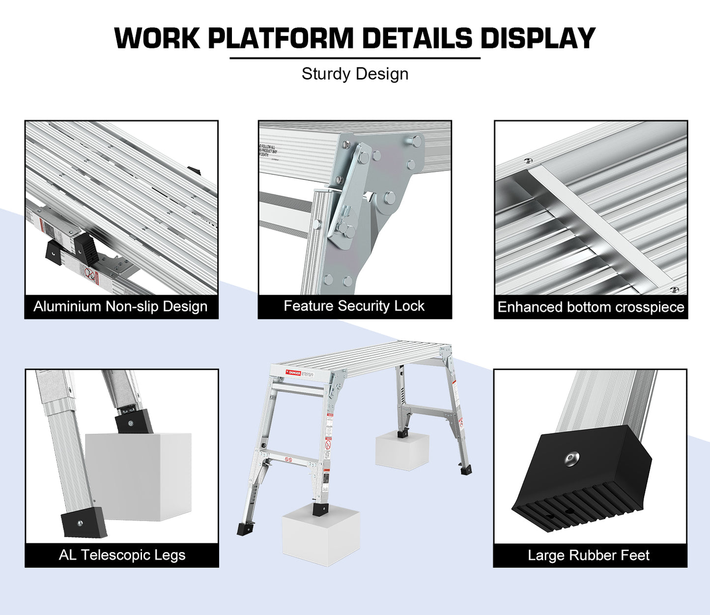 Versatile Foldable Workbench & Step Stool