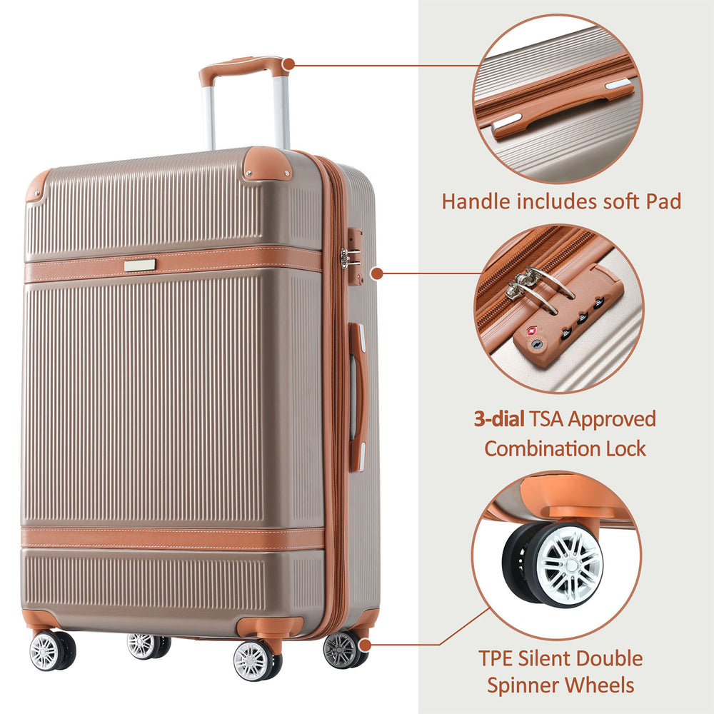 Ultra-Light Double Spinner Luggage Set