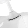 Sleek LED Ceiling Fan with White Blades
