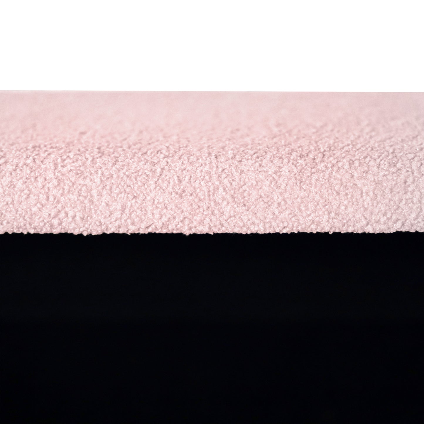 Chic Pink Storage Bench with Gold Legs