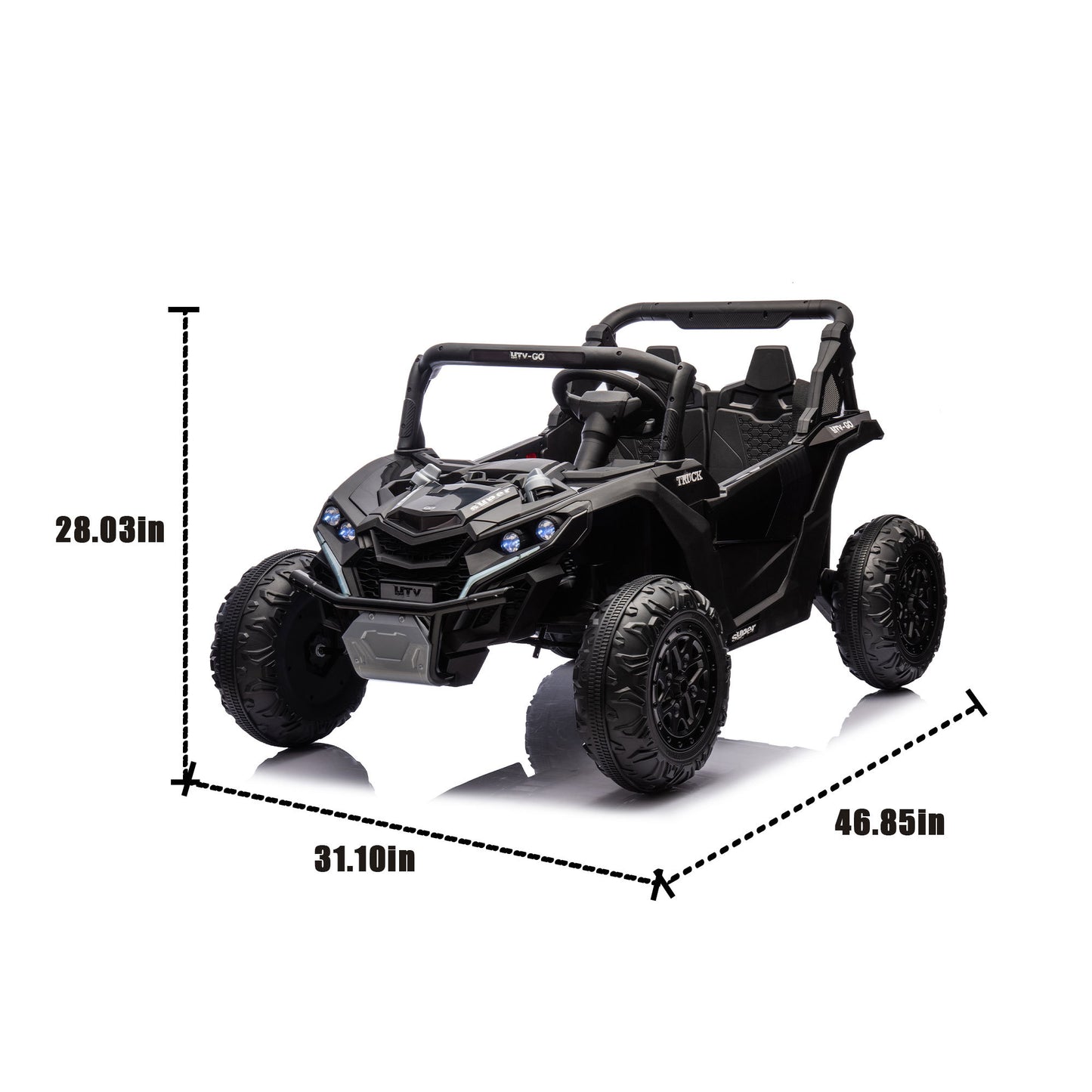 Adventure Buddy: Remote-Controlled Kids’ UTV with Fun Features!