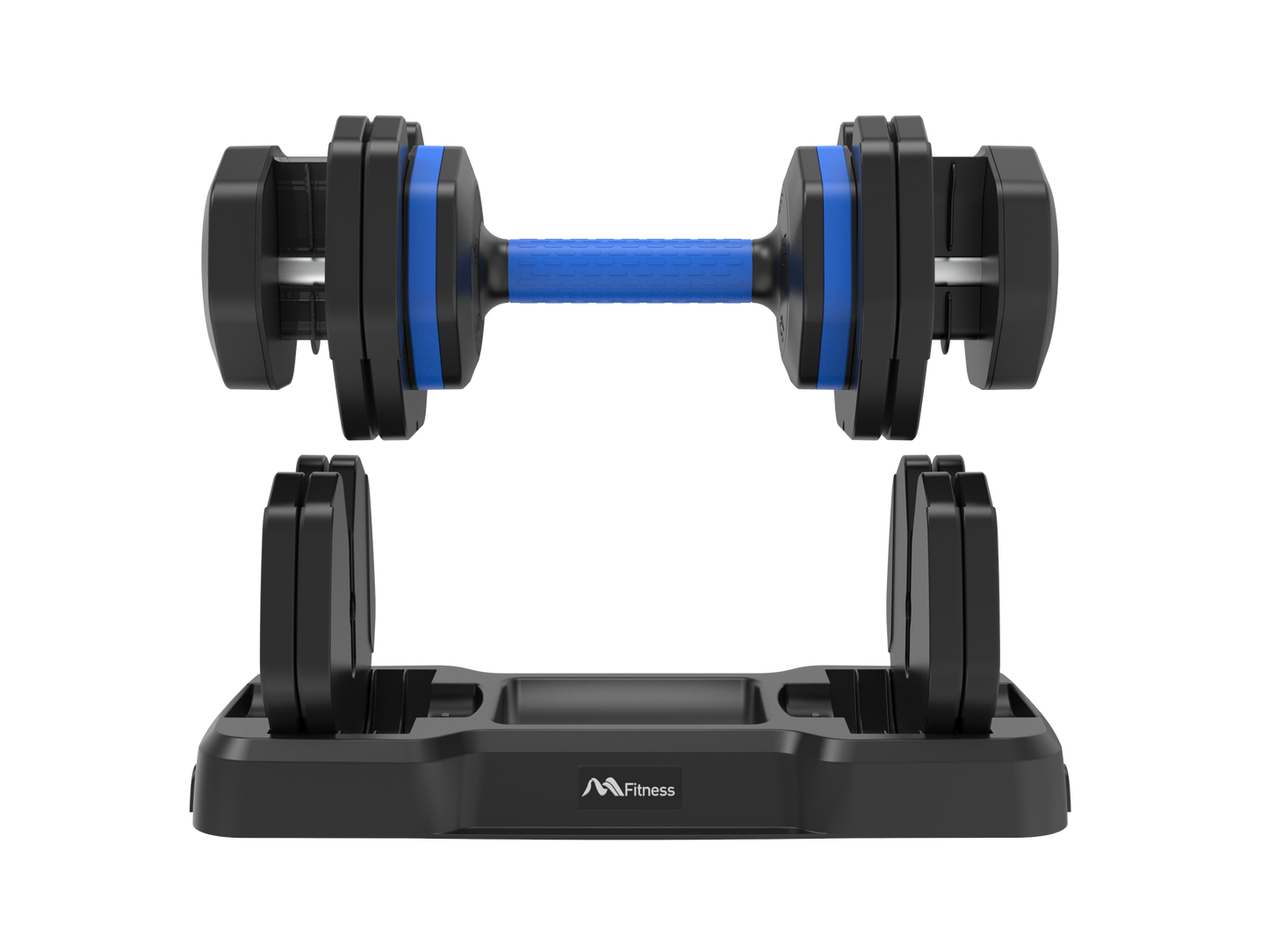 Quick-Adjust Fitness Dumbbells - Pair with Secure Grip for Full-Body Workouts