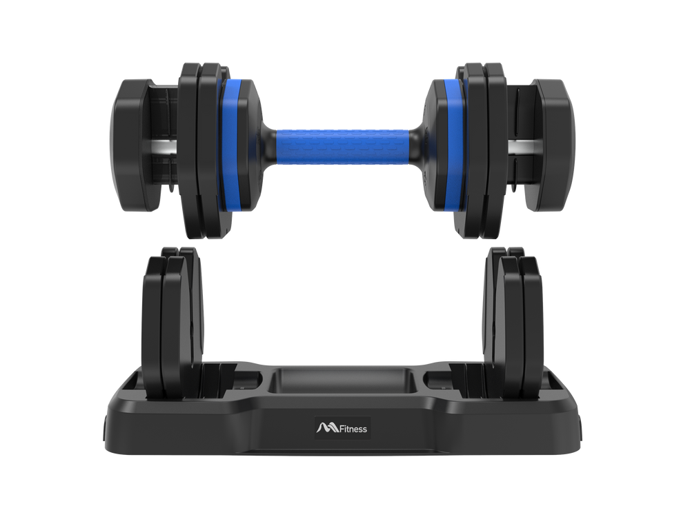 Quick-Adjust Fitness Dumbbells - Pair with Secure Grip for Full-Body Workouts