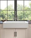 Charming Farmhouse White Ceramic Sink