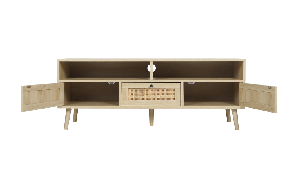 Natural Rattan TV Stand